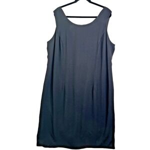 Jessica McClintock Bridal Lined Sleeveless Tank‎ Sheath Midi Party LBD Dress 24W